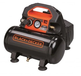 BlackDecker NU8213295BND305 / Bezolejový kompresor / 375W / 6L / Tlak 8 bar / 55 L za minutu / doprodej (NU8213295BND305)