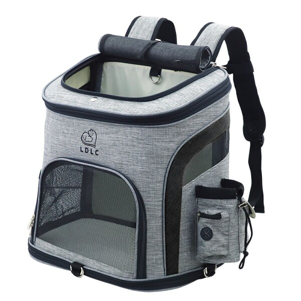 Smart šedo-modrý batoh pro psa | do 6 Kg Barva: Černá, Dle váhy psa: do 6 kg