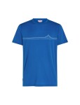 Pánské merino triko krátký rukáv ICEBREAKER Mens Merino 150 Tech Lite SS Tee Range Stripes, Lazurite velikost: L