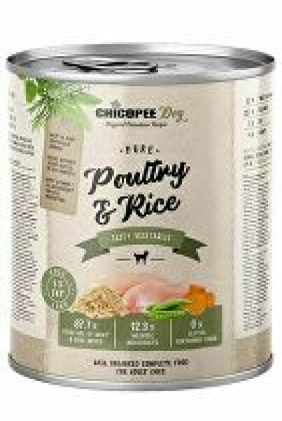 Chicopee Dog konz. Pure Poultry&Rice 800g