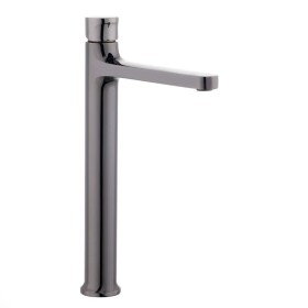 Vysoká umyvadlová baterie SAT Dark bez výpusti PVD Gun Metal SATBSDA285K SATBSDA285K