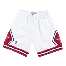 Mitchell & Ness Pánské kraťasy Chicago Bulls NBA 1997-98 Swingman Shorts - Bílá Velikost: S