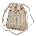 Moderní dámská kabelka Vaka, krémová