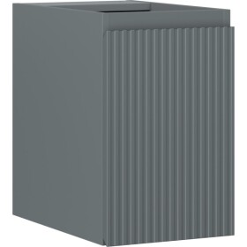 MEXEN/S - Rivel koupelnová skříňka pod umyvadlo 30, 1 dvířka, reliéf, grafit mat 91A21-03047-1-BF66