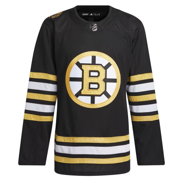 Pánský Dres Boston Bruins adidas Black 100th Anniversary Primegreen Authentic Jersey Velikost: