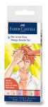 Faber-Castell Umělecký popisovač Pitt Artist Pen Brush Manga Kaoiro 167168, sada 6 ks