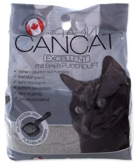 CANCAT Kočkolit 8 kg / Bentonitové, hrudkující / Pohlcuje pachy / Vůně dětský zásyp (003-3261)