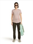 Dámské merino triko s krátkým rukávem ICEBREAKER Wmns 125 Cool-Lite Sphere SS Tee Vert, Pink Quartz velikost: L