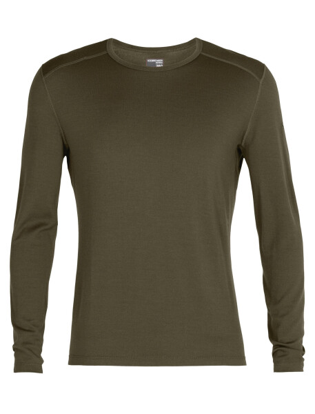 Pánské merino triko dlouhý rukáv ICEBREAKER Mens 260 Tech LS Crewe, Loden velikost: L