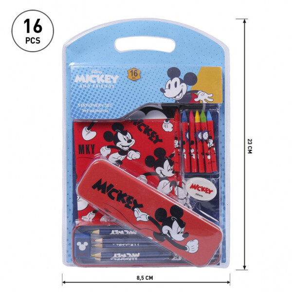 CERDÁ LIFE'S LITTLE MOMENTS Cerdá, 2100003561, sada školních pomůcek, myšák Mickey, 16 ks