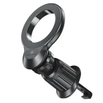 USAMS ZJ075 černá / Magnetický držák do auta do větráku / 360° otočná hlava / Magnetický kroužek v balení (ZJ75ZJ01)