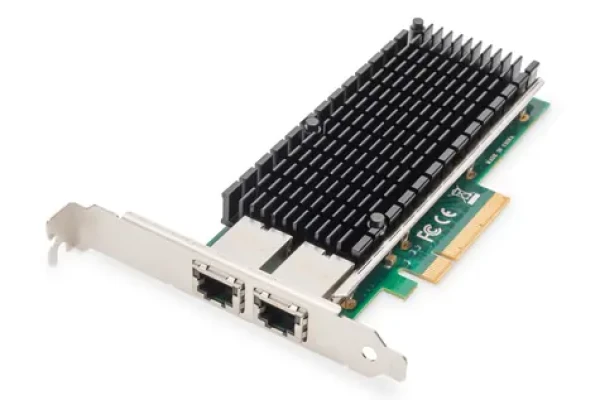 Digitus DN-10163 / Síťová karta / PCI Express 2.0 x8 / 2x 10Gb Ethernet / RJ-45 / Intel X540-BT2 (DN-10163)