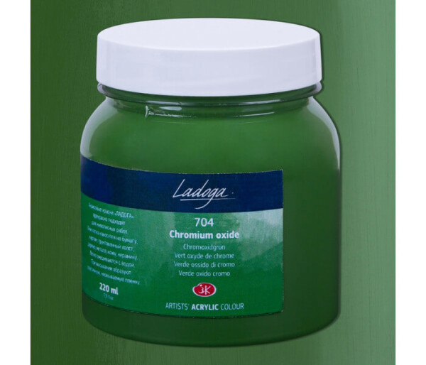 Nevskaya Palitra Ladoga akrylová barva 220 ml zelená oxid chromu 704