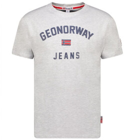 Geographical Norway Jassier 254 M SY1361H/GN-Síťované šedé tričko m