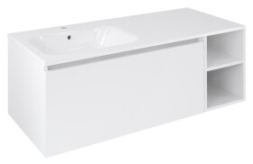 SAPHO - LOREA skříňka 120x46x51,5cm (90+30Pcm), levá, bílá mat LE090-3131-L-04