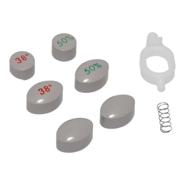 HANSGROHE - Náhradní díly Sada tlačítek pro termostatickou baterii Ecostat 1001 na stěnu, šedá 97231000