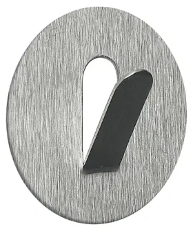 Spirella PUNZO-Round kulatý háček na ručníky nerezová ocel / samolepící / průměr 60 mm