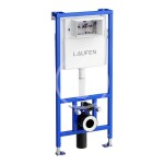 Laufen - LIS Předstěnová instalace pro závěsné WC, horní a zadní přívod vody, 112 cm, H8946600000001