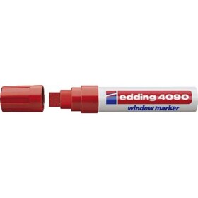 Edding 4090 4-4090002 křídový popisovač červená 4 mm, 15 mm - Edding 4090 červený
