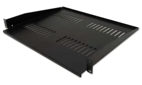 XtendLan CPOLIC1U40-B-P Police 400mm černá / univerzal / 1U / 25kg nosnost / předsunutá (CPOLIC1U40-B-P)