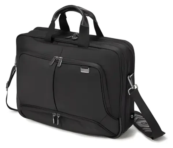 DICOTA Eco Top Traveller PRO 12-14.1" černá / Brašna na notebook / až 14.1" / přihrádka pro tablet 12.9" (D30842-RPET)