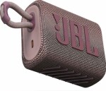 JBL GO 3 růžová / Přenosný reproduktor / Bluetooth / výdrž 5 hodin / IPX7 (JBL GO3PINK)