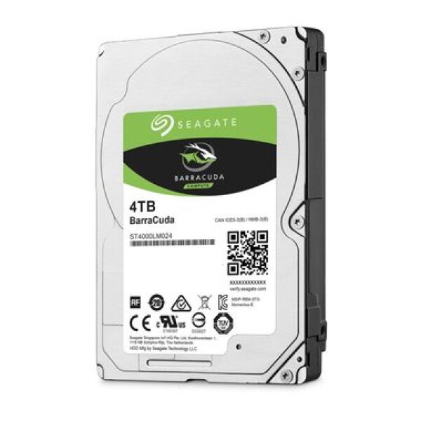 SEAGATE BarraCuda 4TB / Interní / 2.5 / SATA III / 128MB cache / 5400rpm / 2y (ST4000LM024)