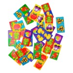 Far Far Land Domino barevné s obrázky 28 karet, Far Far Land, W022272