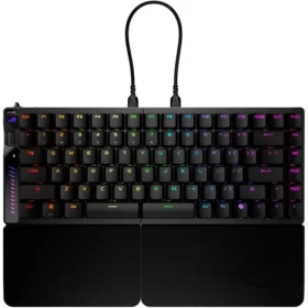 ASUS ROG Falcata černá / Bezdrátová herní klávesnice / mechanická / ROG HFX Magnetic V2 / RGB / BT / USB-C / US (90MP043H-BKUA20)
