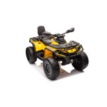 Mamido Dětská elektrická čtyřkolka Can-Am Outlander ATV 4x200W žlutá