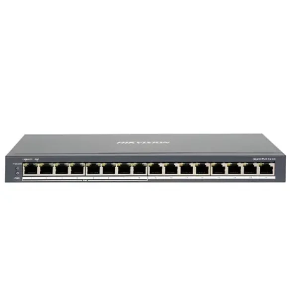 Hikvision DS-3E0508P-O / Switch / 16x 10/100/1000 Mb/s / 8x PoE+ / 110 W (DS-3E0516P-O)