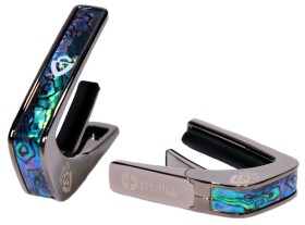 Thalia Guild Blue Abalone Shield Black Chrome