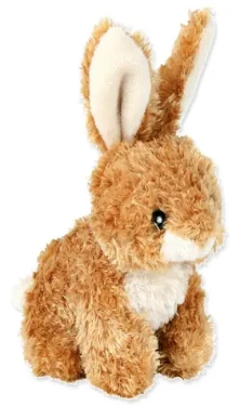 TRIXIE Plyšová hračka Králík 15 cm / Hračka pro psa / plyš / se zvukem / béžová (G14-3590)