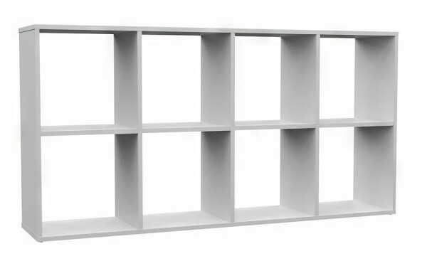 FRONTI Regál MALAX 2x4 Bílý