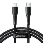 Joyroom SA32-CC3 Nabíjecí kabel USB-C (M) - USB-C (M) 60W 1.0m černá (SA32-CC3 1m Bl)