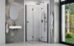 BESCO - Podomítkový sprchový set SLIM VEO/ZEA/DECCO/ILLUSION II grafitová BABPDIIIGR
