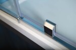 POLYSAN - EASY LINE sprchové dveře otočné 760-900, čiré sklo EL1615