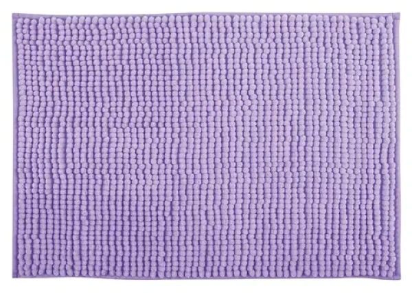 MSV CHENILLE koupelnová předložka 40 x 60 cm levandulová / polyester / protiskluzová