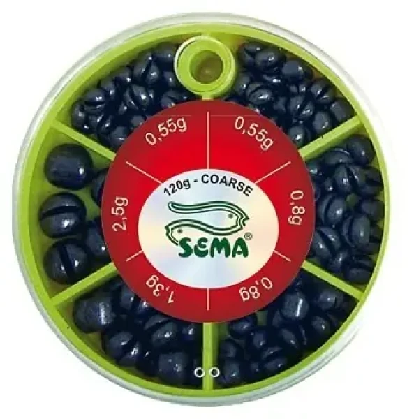 Sema Broky dělené hrubé / Rybářské olovo / 120 g