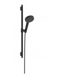 HANSGROHE - Raindance Alive Select S Set sprchové hlavice, tyče a hadice, 3 proudy, EcoSmart, matná černá 24602670