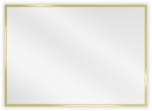 MEXEN - Loft zrcadlo 70 x 50, zlatý rám 9852-070-050-000-50