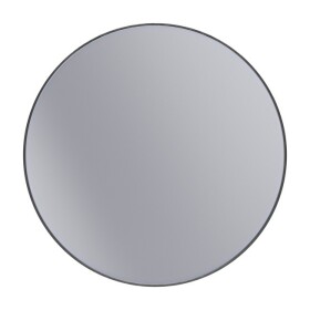 Erga Round, kulaté zrcadlo 90cm, černý rám, ERG-V01-ROUND-9090-BK