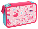 Školní penál dvoupatrový STIL (Helma) - Pinky