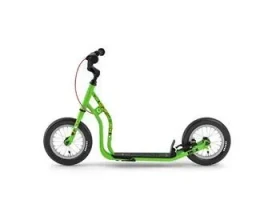 YEDOO Dětská koloběžka Emoji MAU zelená / 12"/12" kola