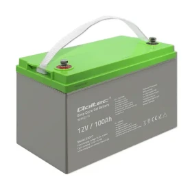 Qoltec Deep Cycle Gel Battery 53077 / Akumulátor / 12V / 100Ah (53077)