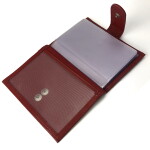 Kožená peněženka na karty Bellugio cards,červená