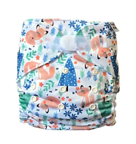 GaGa's Látková plena AIO Liška v lese na suchý zip (8594197442108)