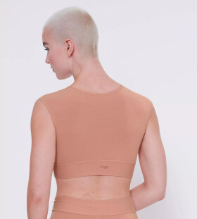 Dámský top GO Allround Crop Top - UNKNOWN - tělový 6802 - SLOGGI ORANGE 01