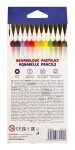 Centropen akvarelové pastelky 12 barev + štětec, kulaté