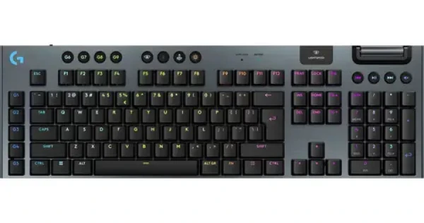 Logitech G915 X LIGHTSPEED černá / Bezdrátová herní klávesnice / US layout / 2.4 GHz + Bluetooth / Low-Profile (920-012698)